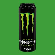   TAURINOS Monster Mega Energy - visszazárható szénsavas energiaital 553 ml