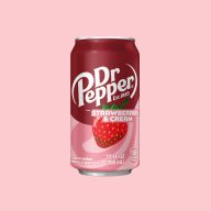   Dr Pepper Strawberry & Cream USA - szénsavas amerikai üdítőital 355 ml
