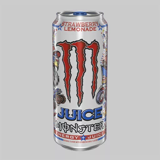 Monster Juice Strawberry Lemonade USA  - limitált kiadású energiaital 473 ml