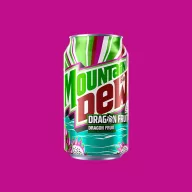   Mountain Dew Dragonfruit USA - sárkánygyümölcs ízű szénsavas amerikai üdítőital 355 ml