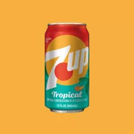   7up Tropical Flavor USA - trópusi gyümölcsös ízű szénsavas amerikai üdítőital 355 ml