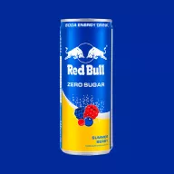   Red Bull Soda: Summer Berries -  bogyós gyümölcs ízű cukormentes energiaital 250 ml